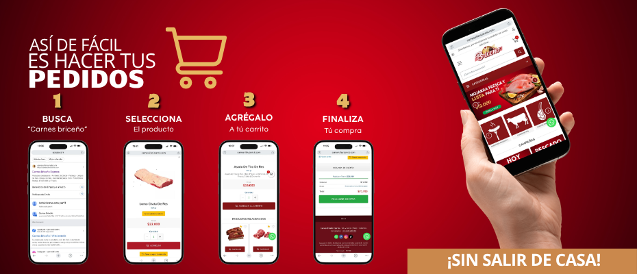 Así de facíl es hacer tus pedidos