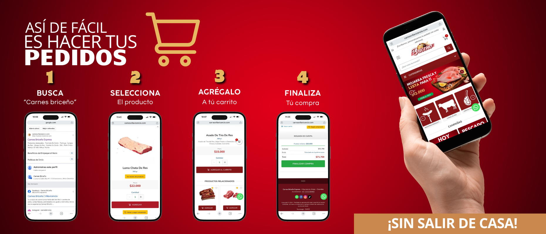 Así de facíl es hacer tus pedidos