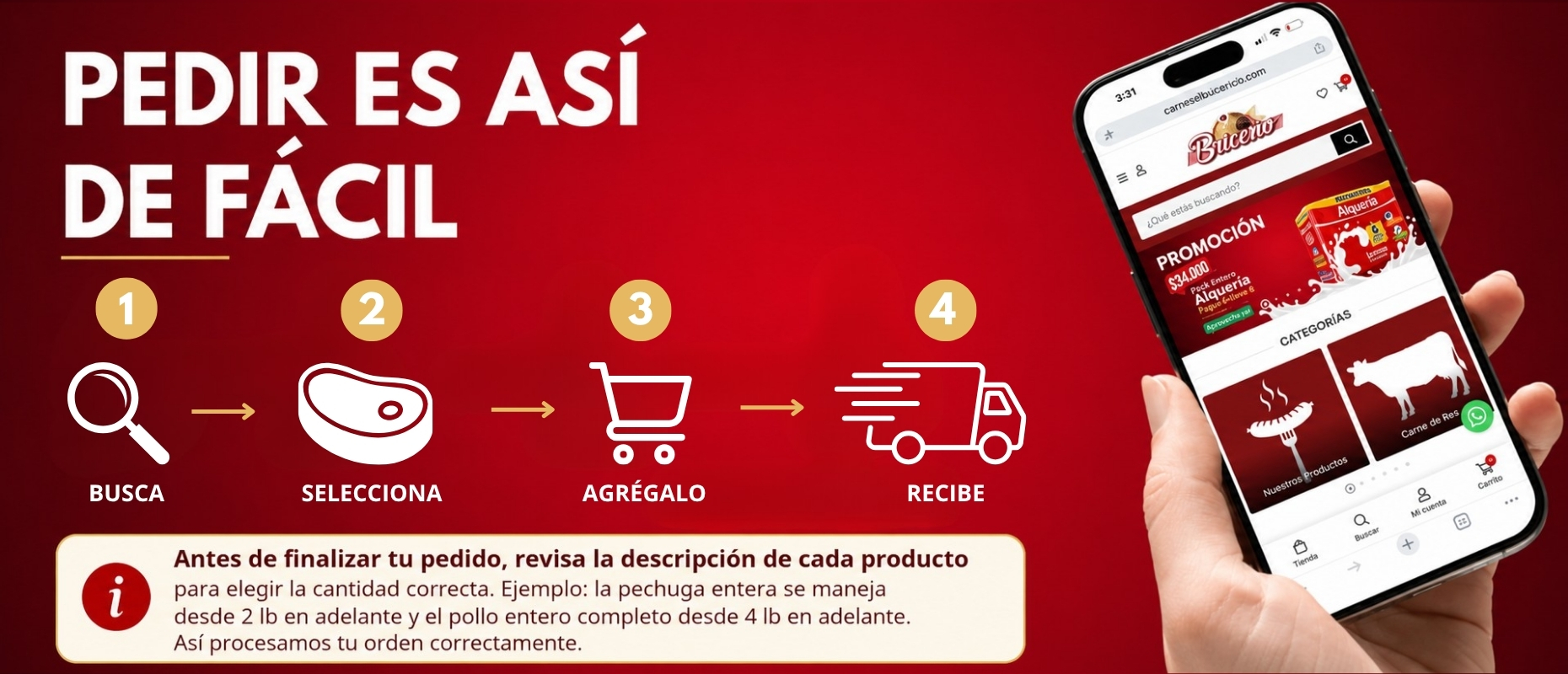 Cómo agendar tú pedido
