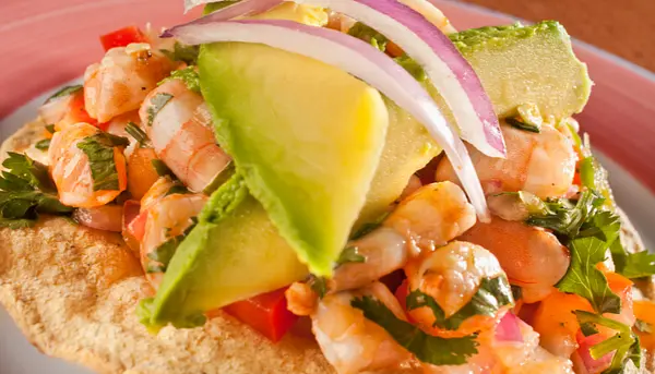 Ceviche de camarón rápido