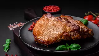 Chuletas de cerdo a la plancha