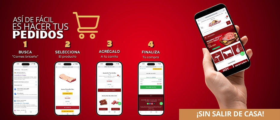 Así de facíl es hacer tus pedidos