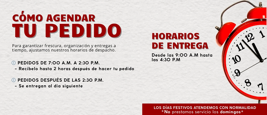 Cómo agendar tú pedido