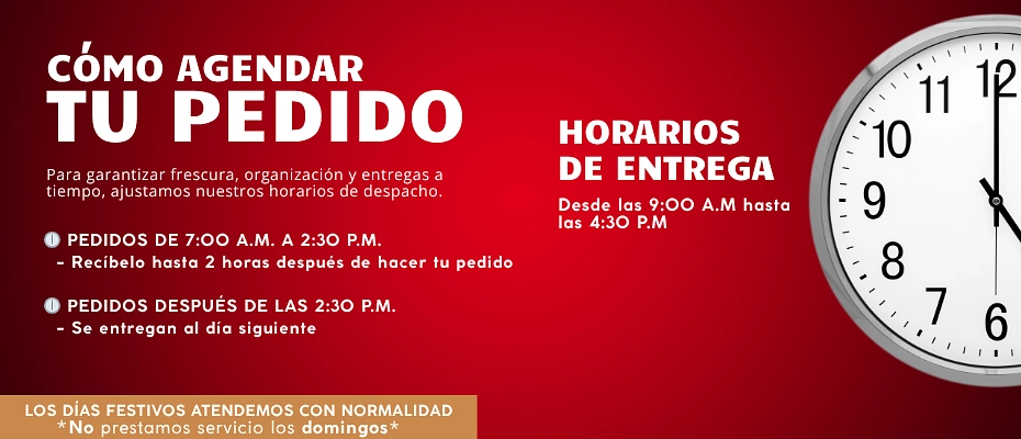 Cómo agendar tú pedido