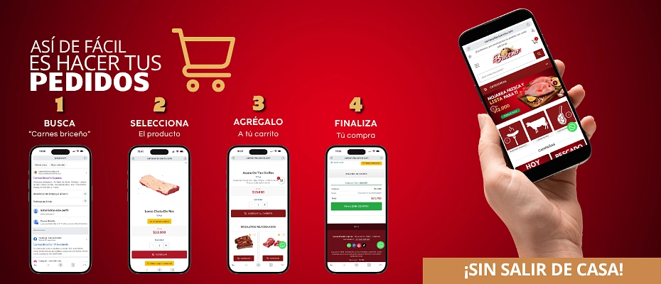 Así de facíl es hacer tus pedidos