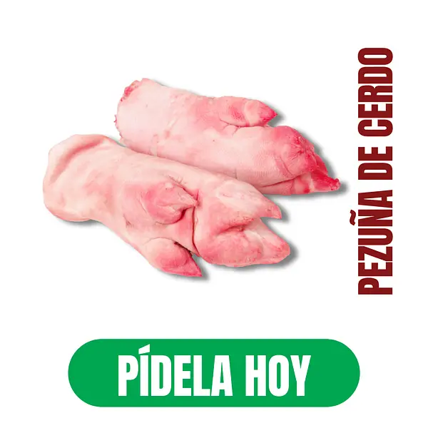 Pezuña De Cerdo Descuento X 3lb
