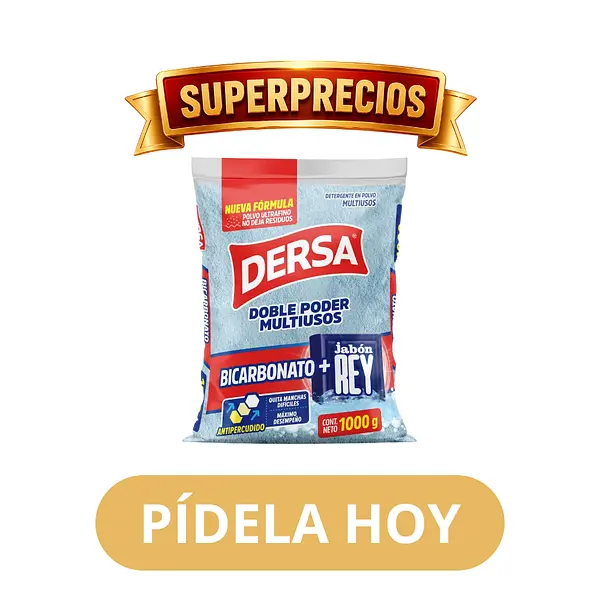 Jabón En Polvo Dersa X 1000gr