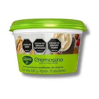 Cremosino Queso Crema Alpina 200g