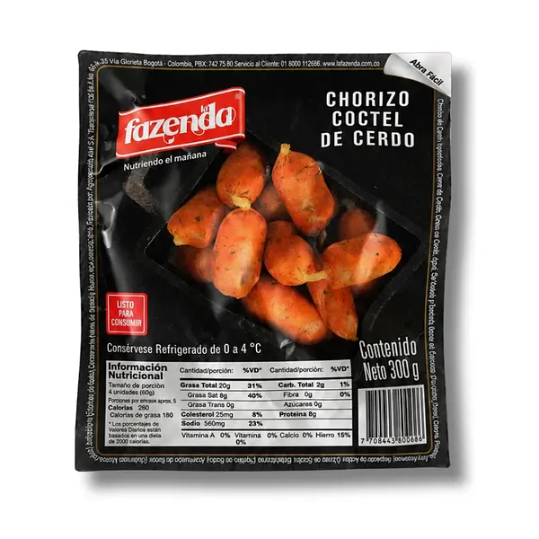 Chorizo Coctelero La Fazenda