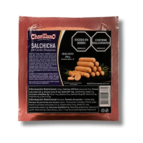 Salchicha Chorillano 16unds