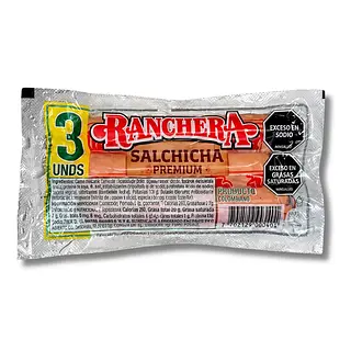 Salchicha Ranchera X 3 Unidades