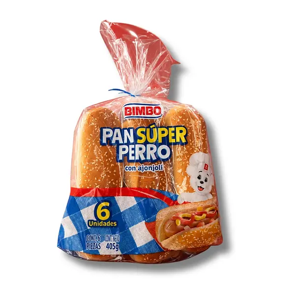 Pan Perro Bimbo 405gr