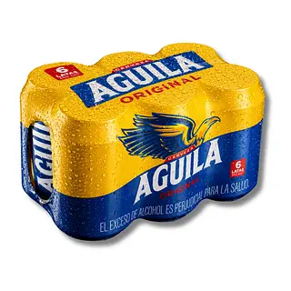 Six Pack De Cerveza Aguila