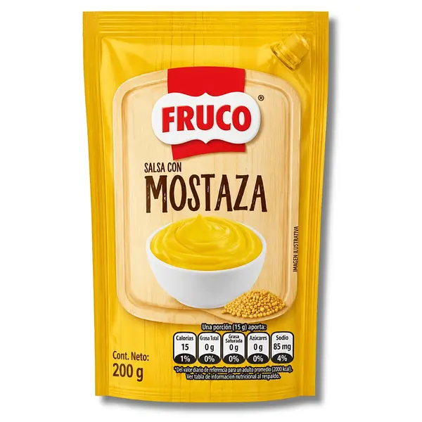 Salsa Mostaza Fruco 200gr