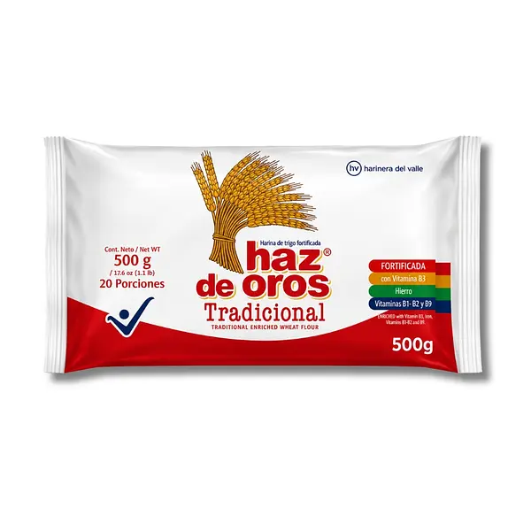 Harina De Trigo Haz De Oros 500gr